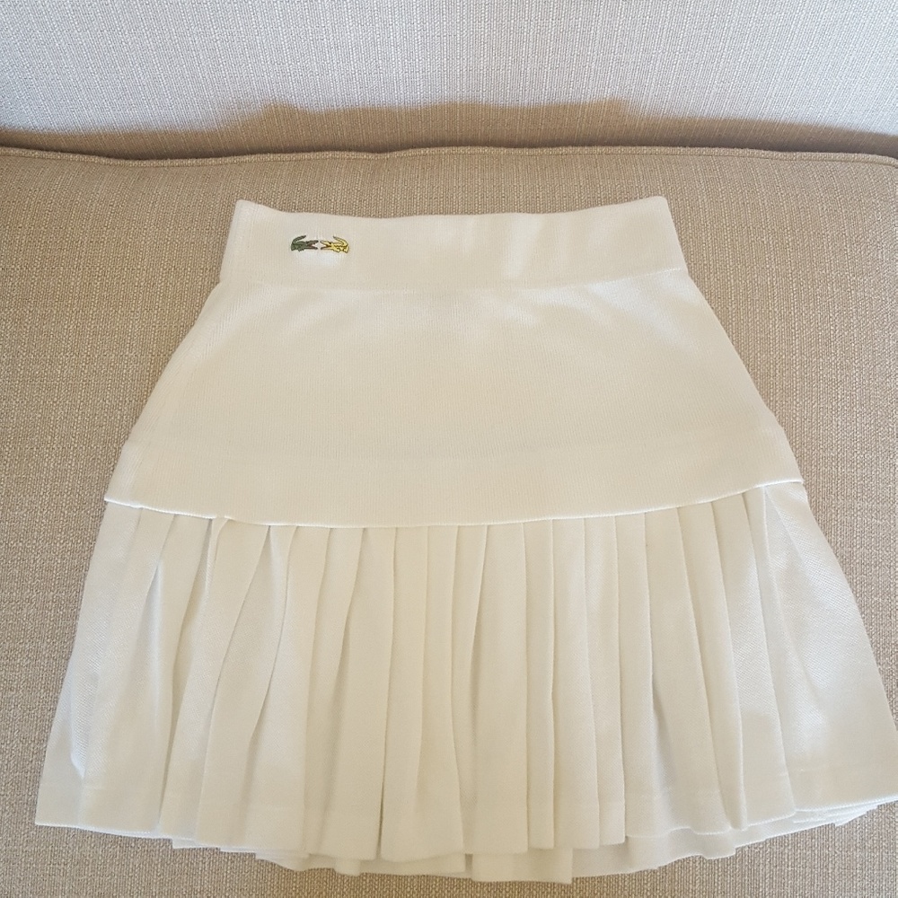 Lacoste + Malandrino Women's Pleated Mini; Size 4